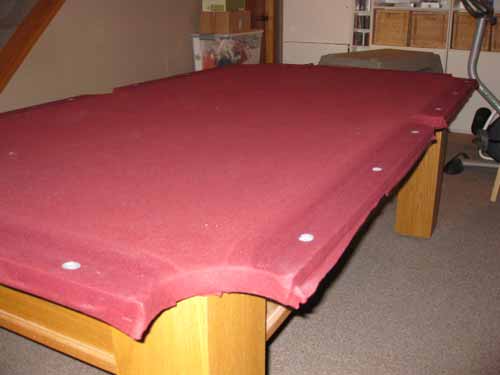 pool table dismantling