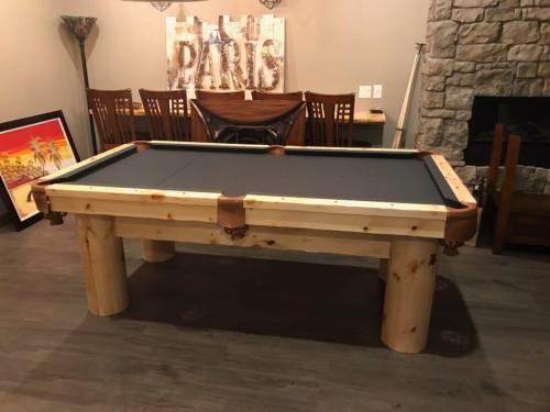 8ft Log table